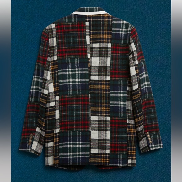 BR ATHLETICS PATCHWORK BLAZER NWT - Picture 5 of 5